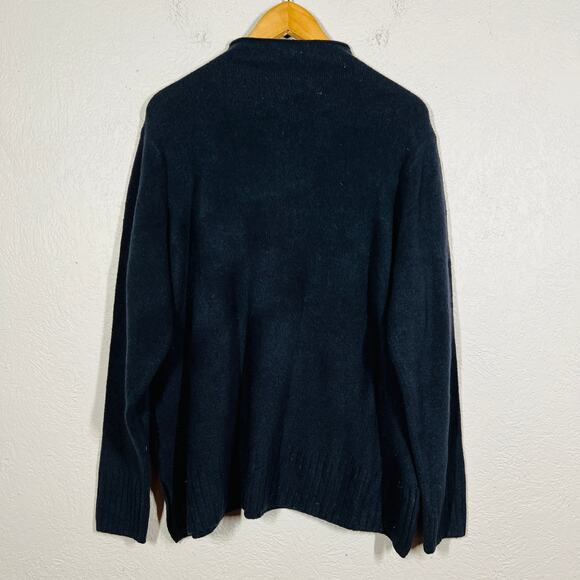 NEW! Goodthreads Lightweight Knit Pullover Casual Long Sleeve Black - XXL - Picture 5 of 6